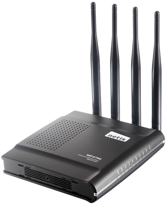 купить Wi-Fi роутер Netis WF2780,  802.11ac, Dual Band, 1167 Мбит/с, 4x10/100 LAN  в Алматы