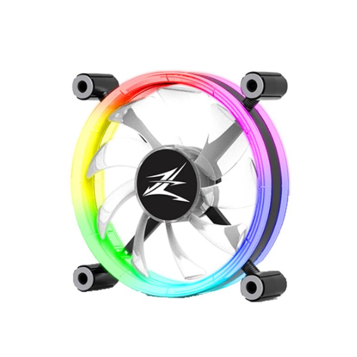 купить Корпусный вентилятор Zalman double-side ZM-LF120, ARGB, 120mm, 800-1,300 RPM±10%, 4-Pin(PWM), 3-Pin в Алматы