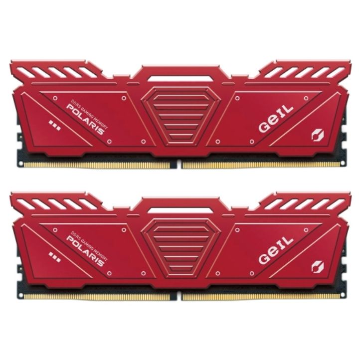 купить Оперативная память 32GB Kit (2x16GB) GEIL Polaris 5600Mhz DDR5 PC5-44800 GOR532GB5600C46DC Red в Алматы