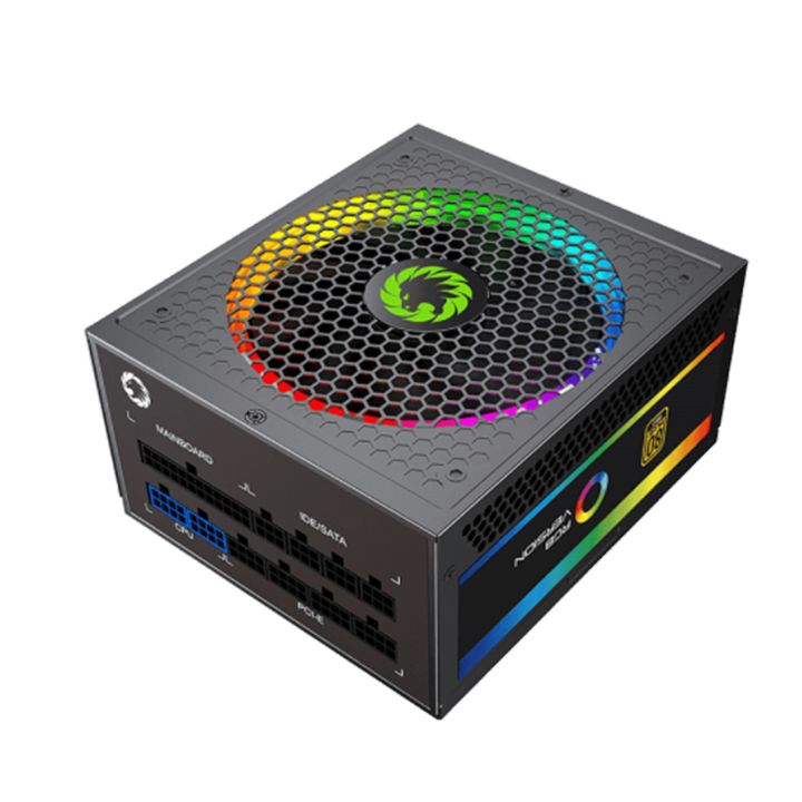 купить Блок питания Gamemax RGB 1050W STD Rainbow (Gold) в Алматы