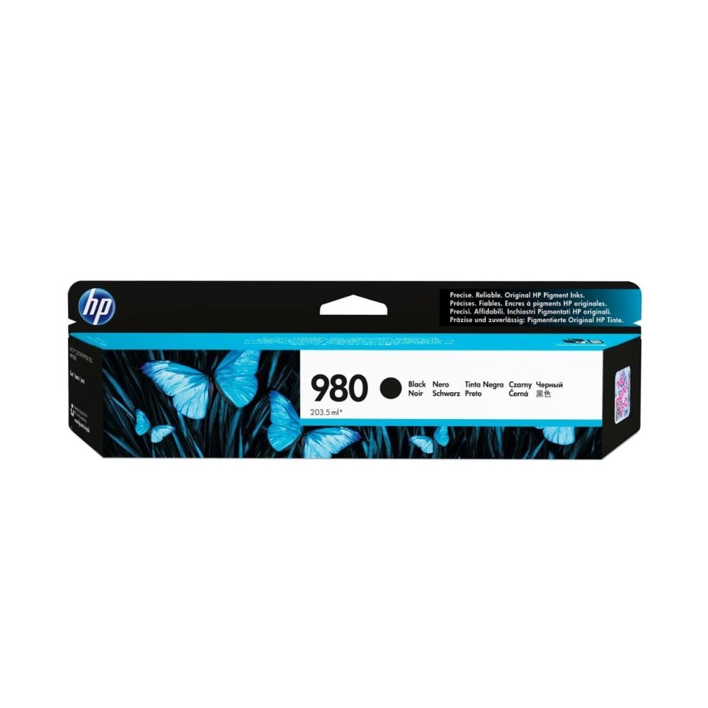 купить HP D8J10A Black Ink Cartridge №980 for Officejet Enterprise Color X555/X585, up to 10000 pages в Алматы
