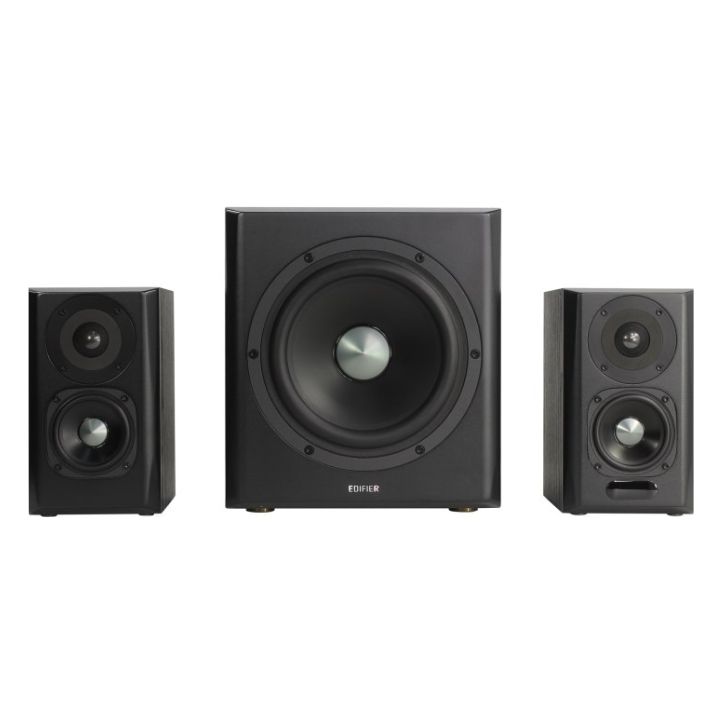 купить Акустическая система Bluetooth Edifier S351DB Black <2.1, RMS 150ВТ, PC/AUX/OPT/COX/BT, Пульт> в Алматы