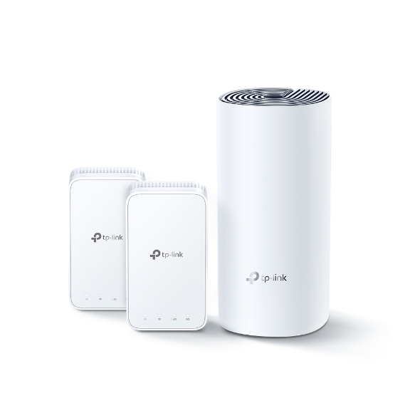 купить Домашняя Mesh Wi-Fi система AC1200 Tp-Link Deco E3 (2 устройства) <роутер Deco E4R и усилитель сигнала Deco M3W, 867Mbps 5Ghz   300Mbps 2.4Ghz, 802.11ac/a/b/g/n, 2 порта LAN/WAN 10/100M (Deco E4R)> в Алматы
