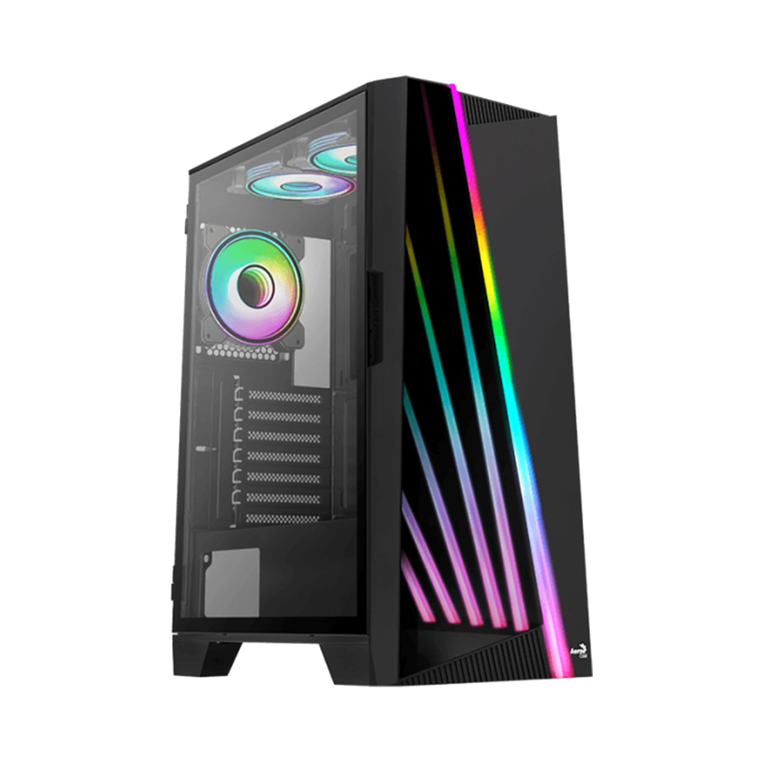 купить Компьютерный корпус Aerocool Mirage-G-BK-v2 без Б/П в Алматы