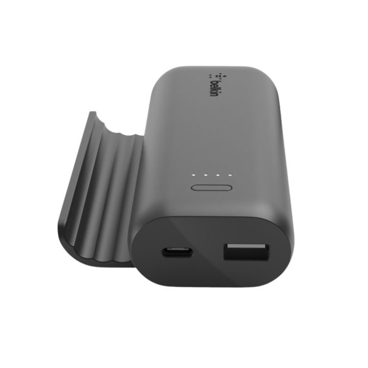 купить Портативное зарядное устройство Belkin 5000mAh, Stand Play Series, black mass в Алматы