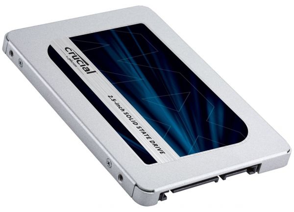 купить Твердотельный накопитель  250GB SSD Crucial MX500 2.5&rdquo; SATA3 R560Mb/s, W510MB/s 7mm CT250MX500SSD1N. В комплекте адаптер от 7 до 9,5 мм. в Алматы