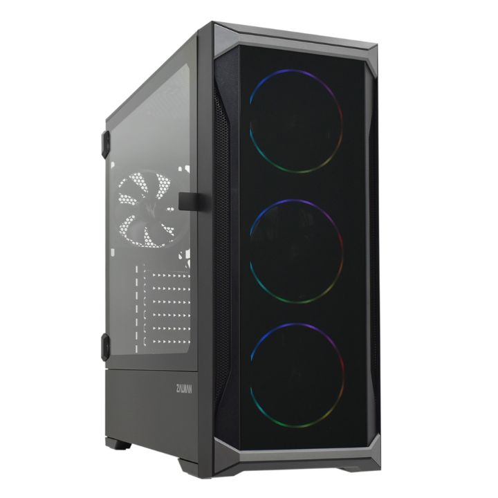 купить Компьютерный корпус Zalman Z8 TG, MidT, 1xUSB2.0,2xUSB3.0, 3x120mm, TG (side panel) в Алматы