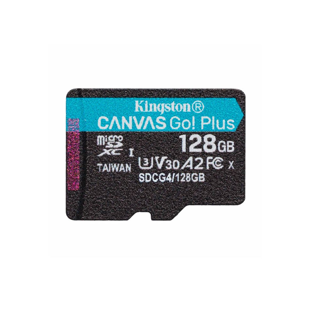 Купить Карта памяти Micro SDXC 128GB Kingston Canvas Go Plus, U3, Class 10 UHS-I U3, V30 A2, 200/100 Мбайт/ SDCG4/128GBSP в Алматы