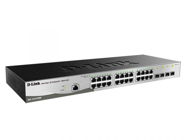 купить D-Link DGS-1210-28/ME/A2B WebSmart коммутатор  24 порта 10/100/1000  + 4SFP в Алматы