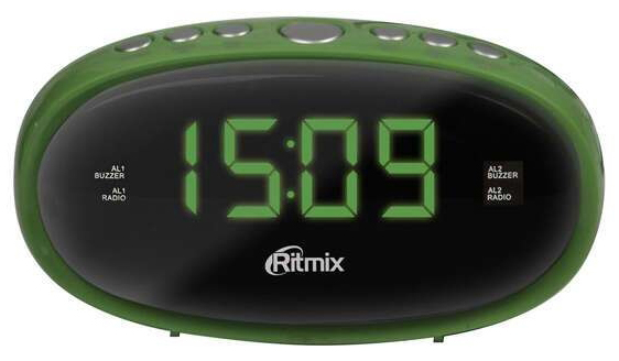 купить Радиочасы Ritmix RRC-616 green в Алматы