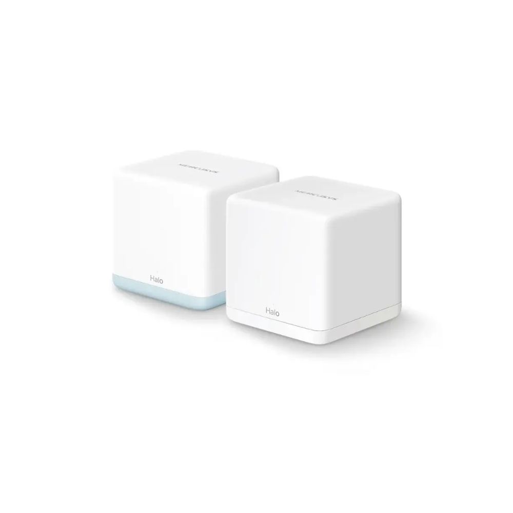 купить Домашняя Mesh Wi-Fi система GbE AC1200 Mercusys Halo H32G(2-pack) <AC1200 Домашняя Mesh-система Wi-Fi, 2-pack: 1 ? Halo H30G + 1 ? Halo H30, Скорость: 300 Мбит/с для 2.4 ГГц + 867 Мбит/с для 5 ГГц, Halo H30G:  2 ? внутренние антенны, 2 ? гигабитных п в Алматы
