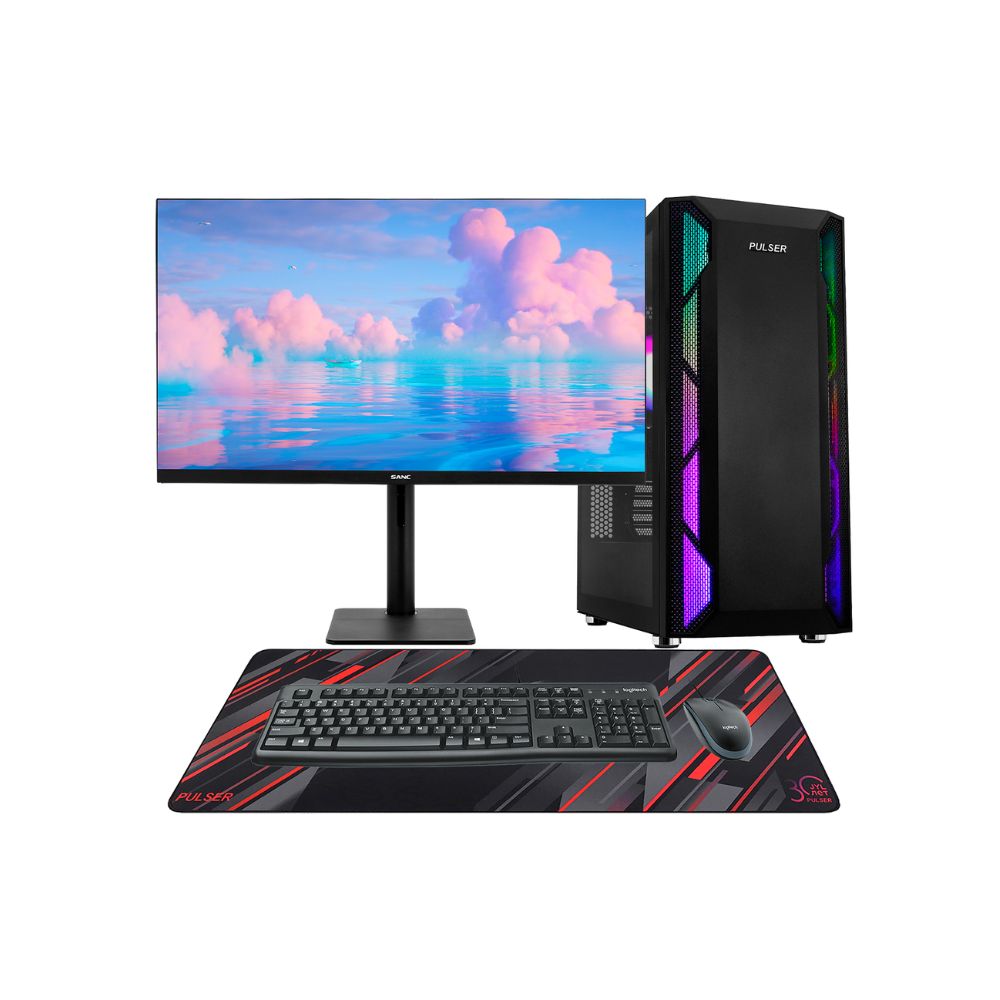 купить Core i5-14400F-2.5GHz/B760/RAM 32GB/SSD 1TB (M.2)/RTX5060-8GB/no DVD/700W//Монитор 27" Sanc 280Hz/U в Алматы