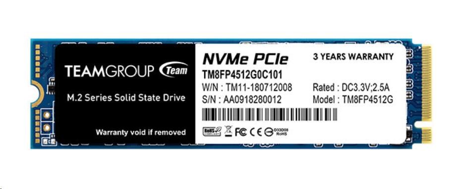 купить SSD-накопитель Team Group MP33 256Gb, M.2, NVMe 1.3, 1600/1000 MB/s, TM8FP6256G0C101 в Алматы