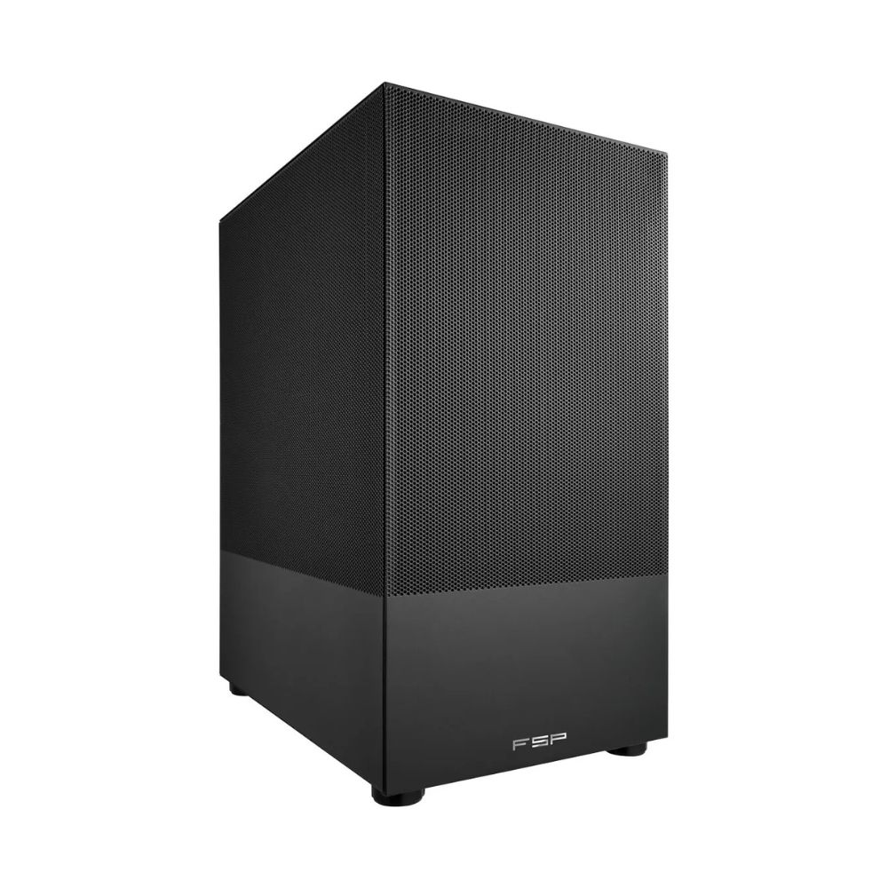 купить Компьютерный корпус FSP S110-B, Без БП, 1xUSB3.0/2xUSB2.0, 1xFAN120, mesh panel, Black, mATX в Алматы