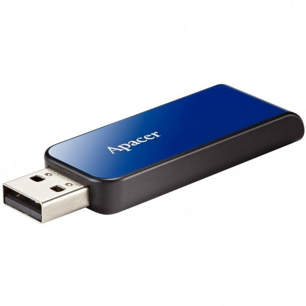 купить USB-накопитель, Apacer, AH334, AP32GAH334U-1, 32GB, USB 2.0, Синий в Алматы