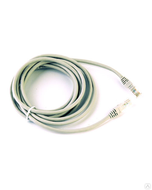 купить 3М FQ100071585 Коммутационный кабель кат. 5e, неэкранированный, RJ45-RJ45, UTP, серый, LSZH, 3 м /  в Алматы