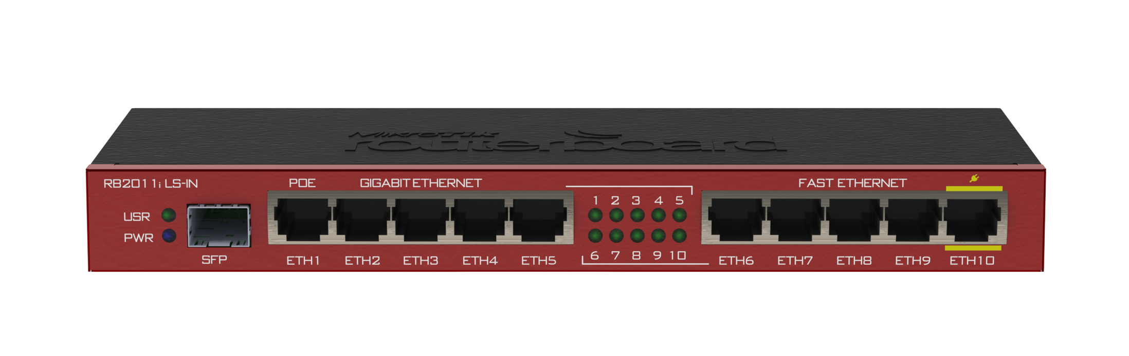 купить Сетевой Маршрутизатор MikroTik RB2011iLS-IN 5x100Mbit/s, 5x1000Mbit/s, SFP в Алматы