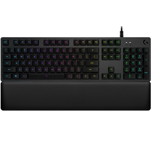купить Клавиатура игровая Logitech G513 CARBON LIGHTSYNC RGB Mechanical Gaming Keyboard with GX Red switches-CARBON-RUS-USB-N/A-INTNL-LINEAR (M/N: Y-U0034) в Алматы