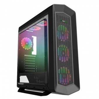 купить Корпус ПК без БП GameMax Asgard RGB G516<ATX, 4x120mm, USB2.0x2, USB3.0x1, HD_Audio, 2x3.5**, 2x2.5**, 7xPCI, 400x185x470mm> в Алматы