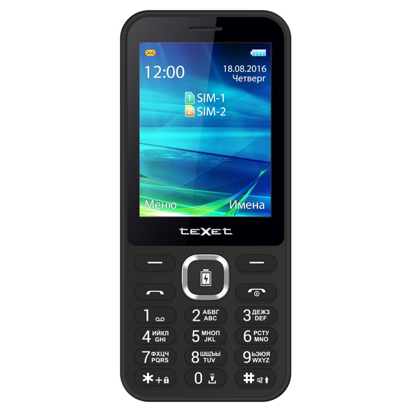 купить Мобильный телефон Texet TM-D327 черный в Алматы