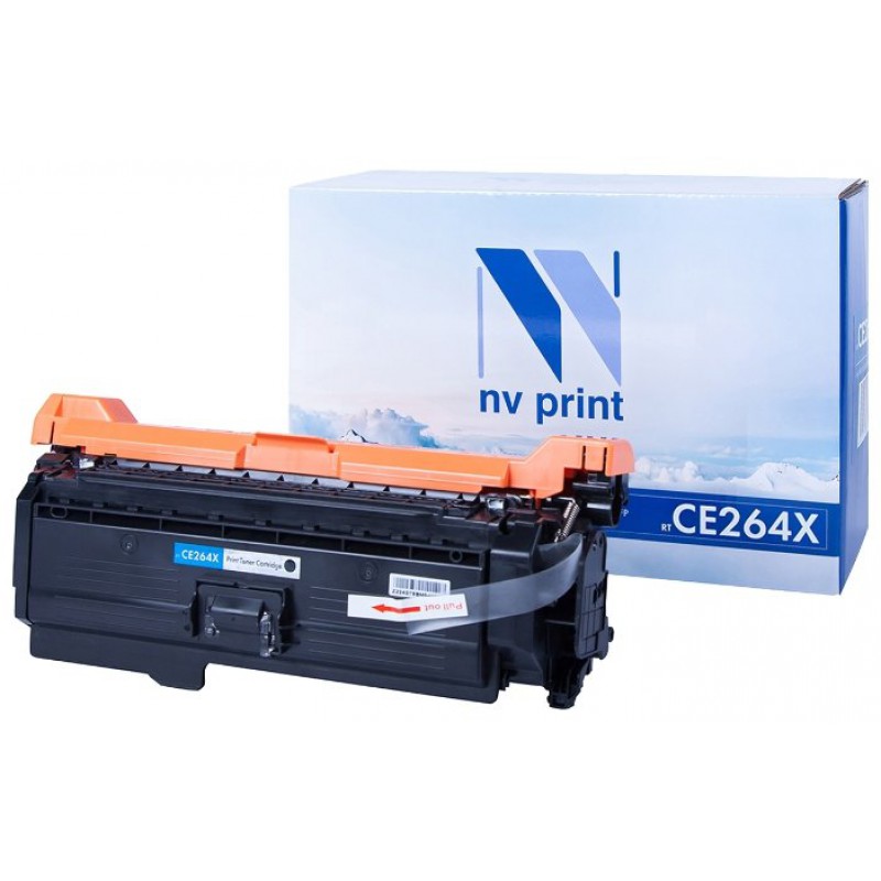купить Картридж NVP совместимый HP CE264X Black для LaserJet Color CM4540/CM4540f/CM4540fskm (17000k)                                                                                                                                                             в Алматы
