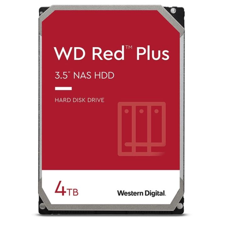 купить Жесткий диск HDD 4 Tb SATA 6Gb/s Western Digital Red Plus WD40EFPX 3.5&rdquo; 5400rpm 256MB в Алматы