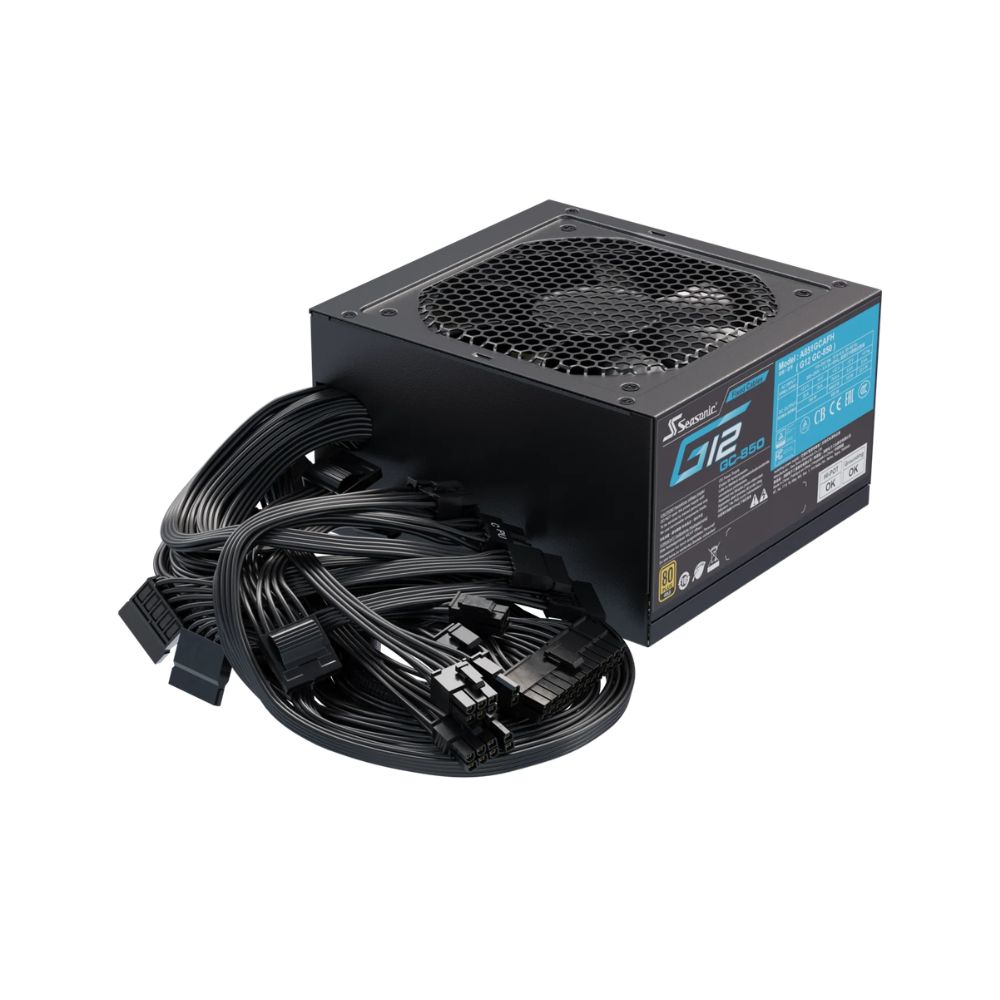 купить БП ATX 850W Seasonic G12 GC-850, Gold, 20+4/24+4/24+4+8/24+8+8, 12cm, 3x6+2p PCI-E в Алматы