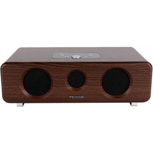 купить Колонки, MicroLab, MD336, 2.1, 11W*2 (THD 1%), Bluetooth V4.0, Выход 3.5ST-2RCA, Материал: MDF, Тёмное дерево в Алматы