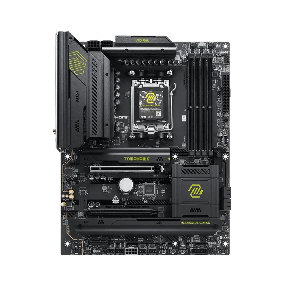 купить Материнская плата MSI MAG B850 TOMAHAWK WIFI AM5 B850 4xDDR5 4xSATA6G RAID 3xM.2 1xHDMI 2xType-C ATX в Алматы