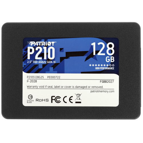 купить Накопитель SSD 2.5* SATA III Patriot  128GB P210 450/350 P210S128G25 в Алматы