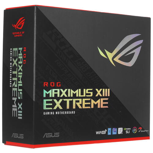 купить Сист. плата ASUS ROG MAXIMUS XIII EXTREME, Z590, 1200, 4xDIMM DDR4, 2xPCI-E x16, PCI-Ex4, M.2, 6xSATA, WIFI6,DP,HDMI,BOX в Алматы