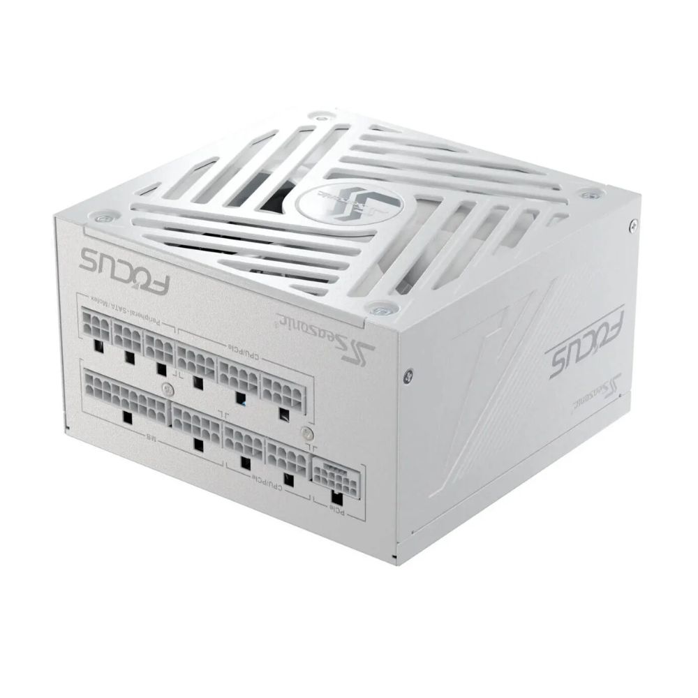 Купить БП ATX 1000W Seasonic Focus GX-1000 White, Gold, 20 4/20 4 8/24 4/24 8, 13.5cm, 2x6 2p PCI-E SRP-FGX102-A5A32SF WHITE в Алматы