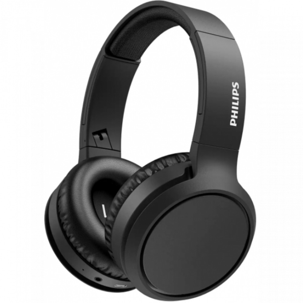купить Наушники полноразмерные PHILIPS TAH5205BK/00 Bluetooth 5.0/Bass Boost/быстрая зарядка/29Ц в Алматы
