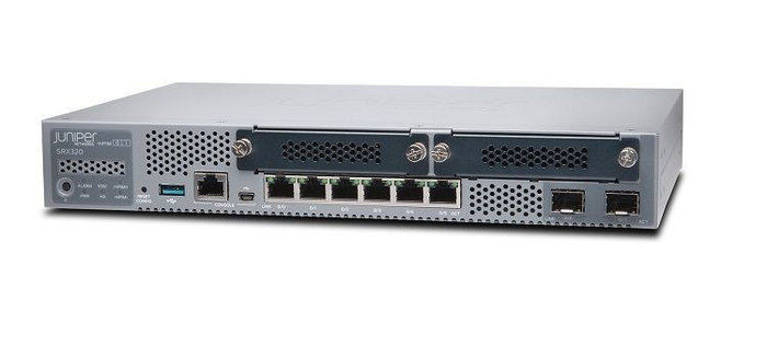 купить SRX320-SYS-JE Маршрутизатор SRX320 Services Gateway includes hardware (8GE, 2x MPIM slots, 4G RAM, 8G Flash, power adapter and cable) and Junos Software Enhanced (Firewall, NAT, IPSec, Routing, MPLS, Switching and Application Security). RMK not inclu в Алматы