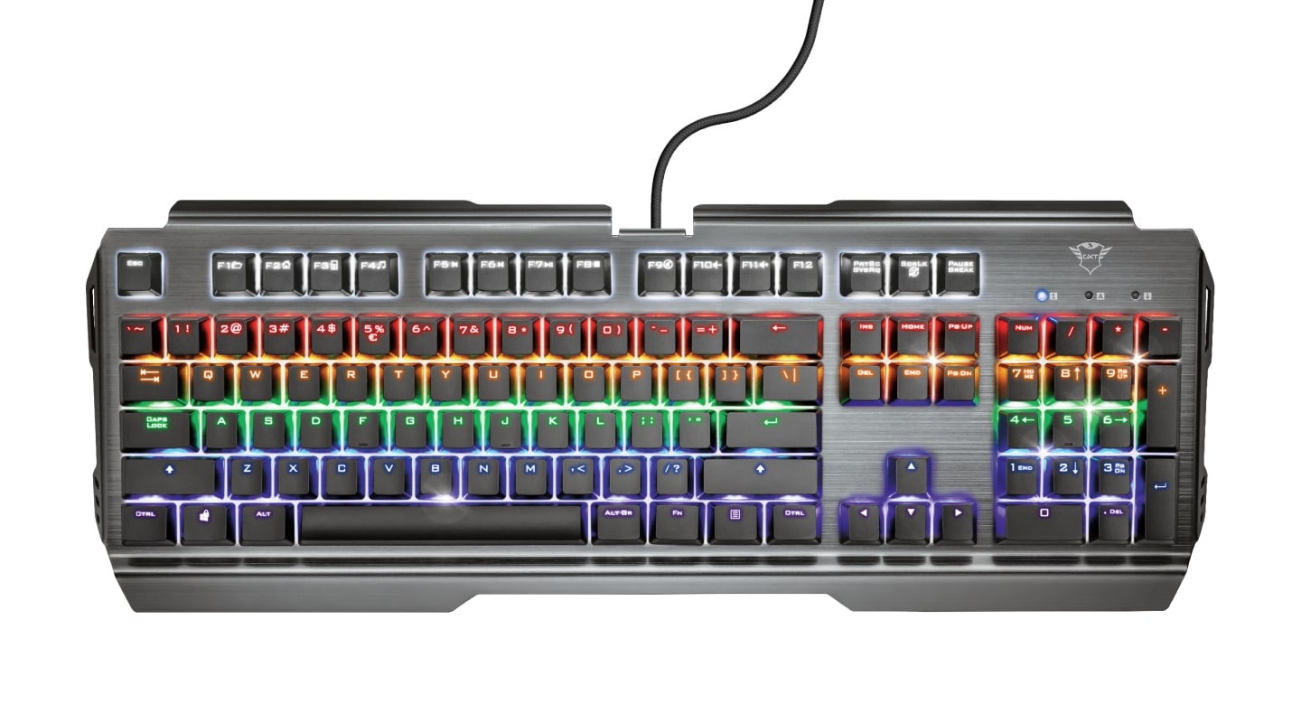 купить Клавиатура игровая Trust RU GXT 877 Scarr Mechanical черный в Алматы