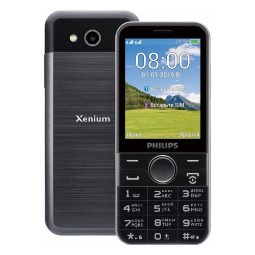 купить Мобильный телефон Philips E580 Черный в Алматы