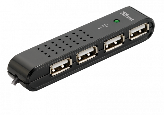 купить Разветвитель Trust VECCO 4 PORT USB 2.0 MINI HUB в Алматы