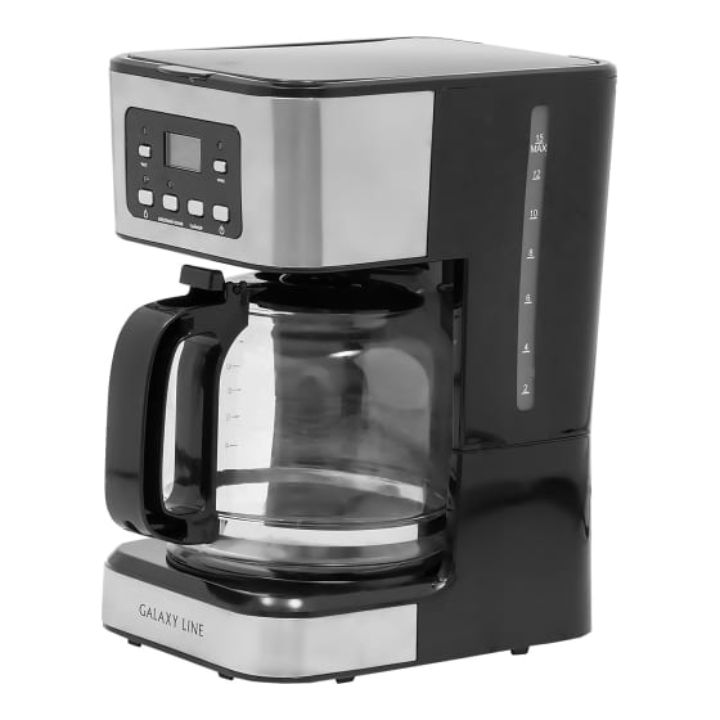 купить Кофеварка электрическая GALAXY LINE GL0710, 1100Вт, Объем 1,8 л (9 - 12 чашек), 220В/50Гц в Алматы