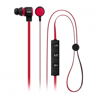 купить Беспроводные Bluetooth стереонаушники с микрофоном (earbuds) SVEN SEB-B270MV, black-red /  в Алматы