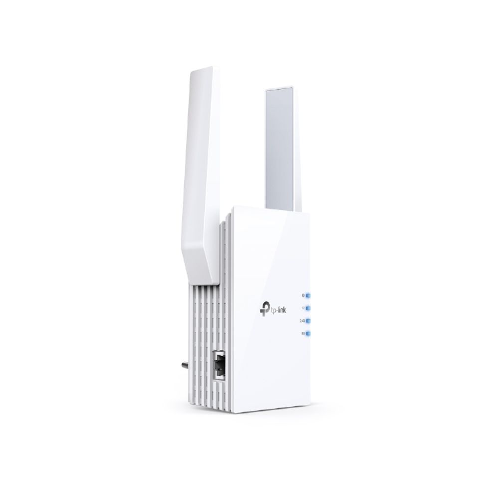 купить Повторитель беспроводной AX1500 Tp-Link RE505X <Wi-Fi 6 AX1500 усилитель Wi-Fi сигнала с поддержкой OneMesh™, GbE LAN порт, 300 Mbps 2,4 GHz + 1201 Mbps 5 GHz, 802.11b/g/n/ac, OFDMA, MU-MIMO, Beamforming, 2 внешние антенны> в Алматы