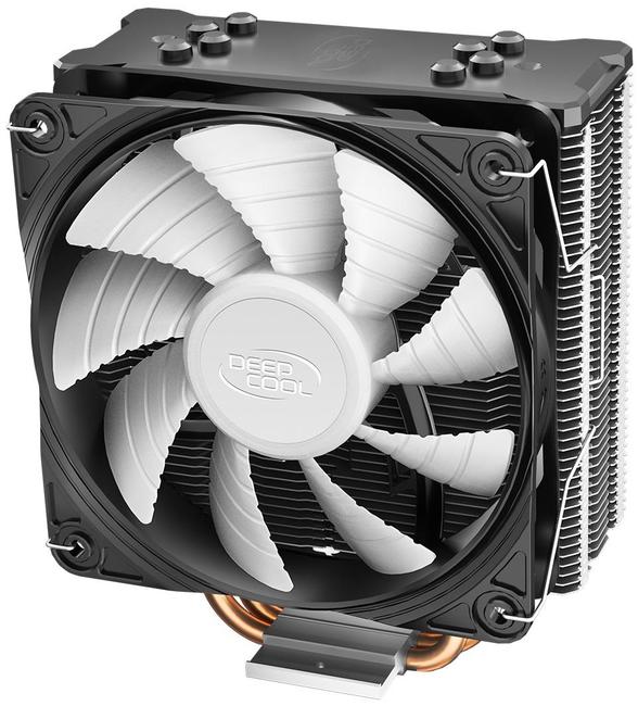 купить Кулер для процессора, Deepcool, GAMMAXX GT V2, DP-MCH4-GMX-GTV2,  Intel 2066/2011/1366/115х и AMD AM4/AM3 /AM3/AM2 /AM2/FM2 /FM2/FM1, 180W, 120мм, 500-1650±10% об/м, 27,8дБА, 4pin, Габариты 129х77х157.5мм, Чёрный в Алматы