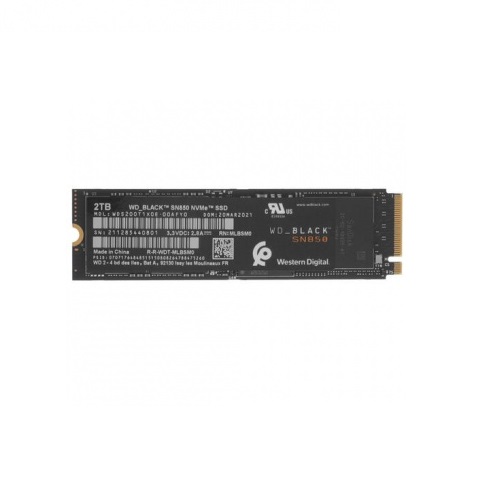 купить Твердотельный накопитель 2000GB SSD WD BLACK SN850 PCIe M.2 (2280) R7000Mb/s W5100MB/s WDS200T1X0E в Алматы