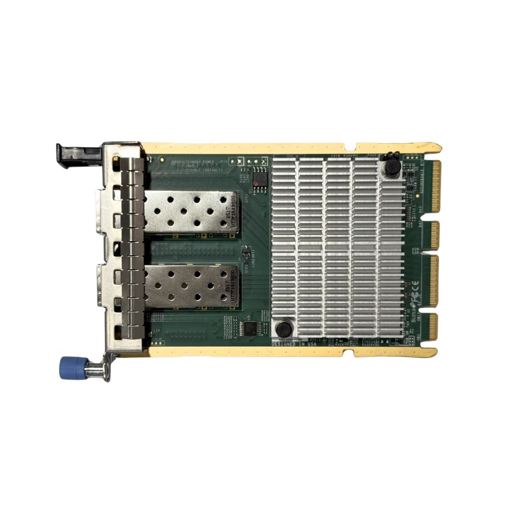 Купить Network Card 25GbE / 2xSFP28 / ConnectX 6 OCP3.0 / Altos BrainSphere R380F6, R380F7, R360F6, R365F7, R385F7(Supermicro Mellanox ConnectX-6 Lx Server Adapter Mellanox ConnectX-6 Lx 25GbE controller Dual Port 25GbE/10GbE SFP28 AOC-A25G-M2SM-O) в Алматы