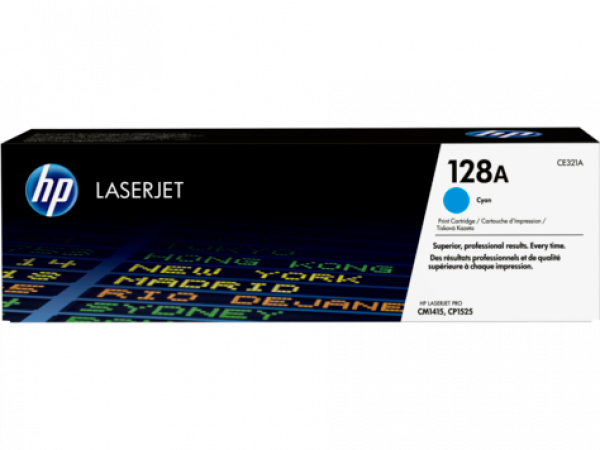купить Картридж лазерный HP CE321A, Голубой, 1300 Color LJ Pro CP1525/CM1415 в Алматы