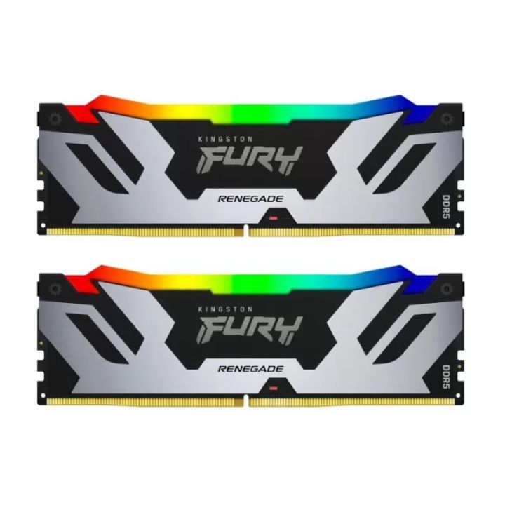 купить ОЗУ Kingston FURY Renegade RGB 96Гб (48GB x2) KF560C32RSAK2-96 в Алматы