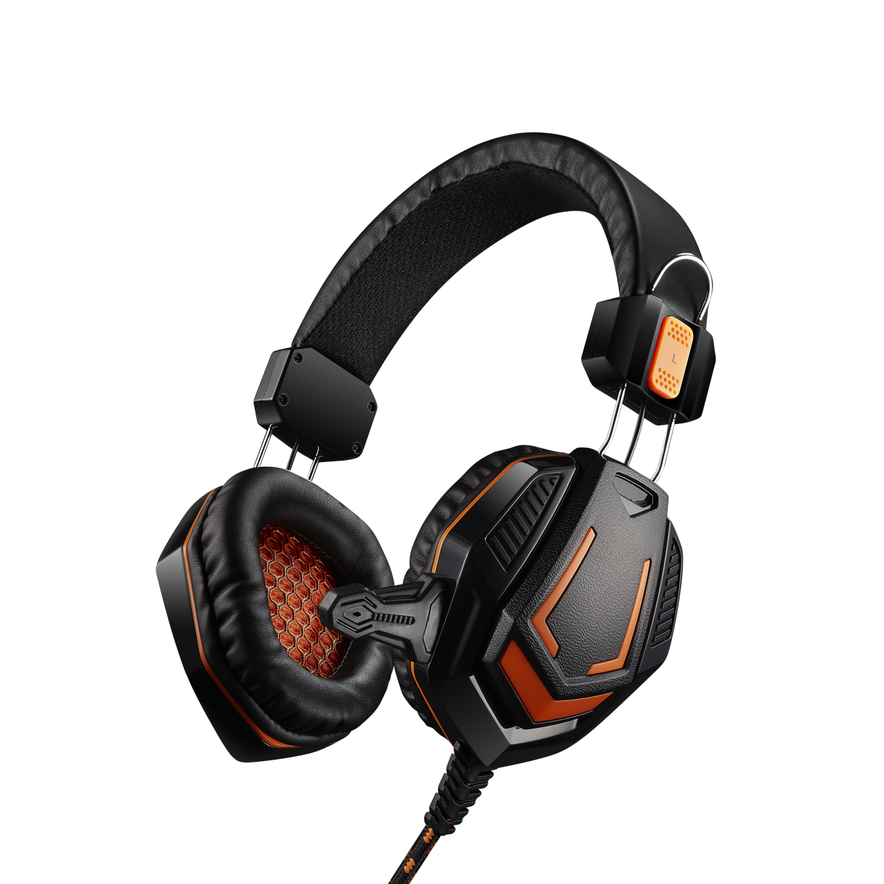 купить CANYON Gaming headset 3.5mm jack with microphone and volume control, with 2in1 3.5mm adapter, cable 2M, Black, 0.36kg в Алматы
