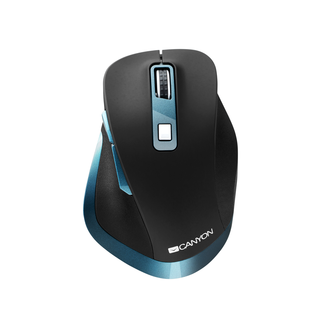 купить CANYON MW-14 2.4Ghz Wireless mouse, with 6 buttons,DPI 800/1200/1600/2000/2400,Battery:AAA*2 pcs , Black-blue 119.6*81.1*43.3mm86.8g в Алматы