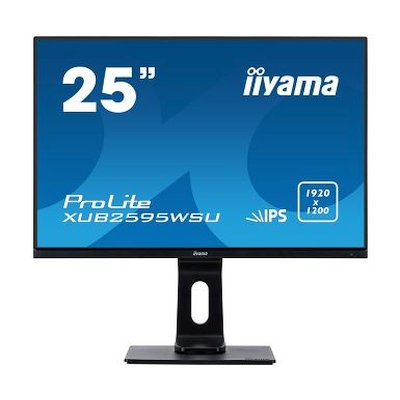 купить Монитор LCD 25** [16:10] 1920х1200(WUXGA) IPS, nonGLARE, 300cd/m2, H178°/V178°, 1000:1, 5M:1, 16.7M, 4ms, VGA, HDMI, DP, USB-Hub, Height adj, Tilt, Swivel, Speakers, 3Y, Black в Алматы