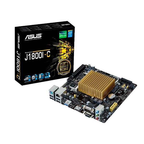 купить Сист. плата Asus J1800I-C, Celeron J1800(2.41GHz), 2xDDR3L(SO-DIMM), VGA(HDMI+D-SUB), 1xPCI-e x1, 1x mPCI-e, mITX в Алматы