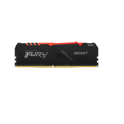 купить Модуль памяти Kingston Fury Beast RGB KF426C16BB1A/16 DDR4 DIMM 16Gb 2666 MHz CL16 в Алматы